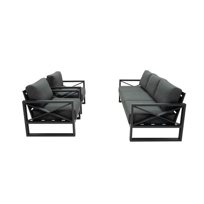 Linear 5 Seater Outdoor Aluminium Lounge