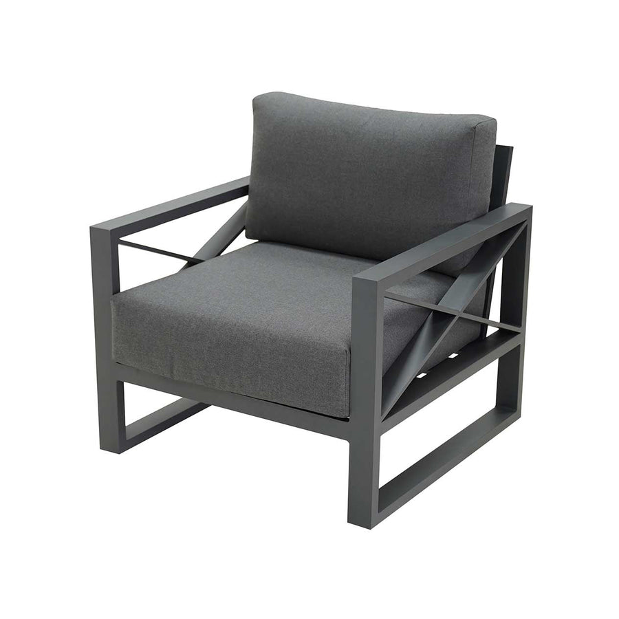 [Clearance] Last One Linear Outdoor Aluminium Rocker Armchair at Alexandria (ALX) NSW Store Only