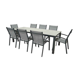 Lisbon Table Cosmo Chair Outdoor Dining Setting