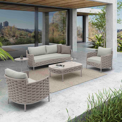 Boston 2 Seater Outdoor Rope Lounge