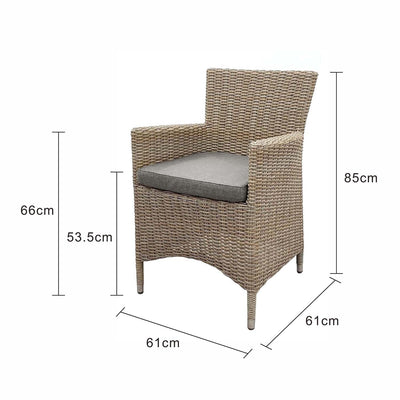 Luton Wicker Outdoor Dining Chair