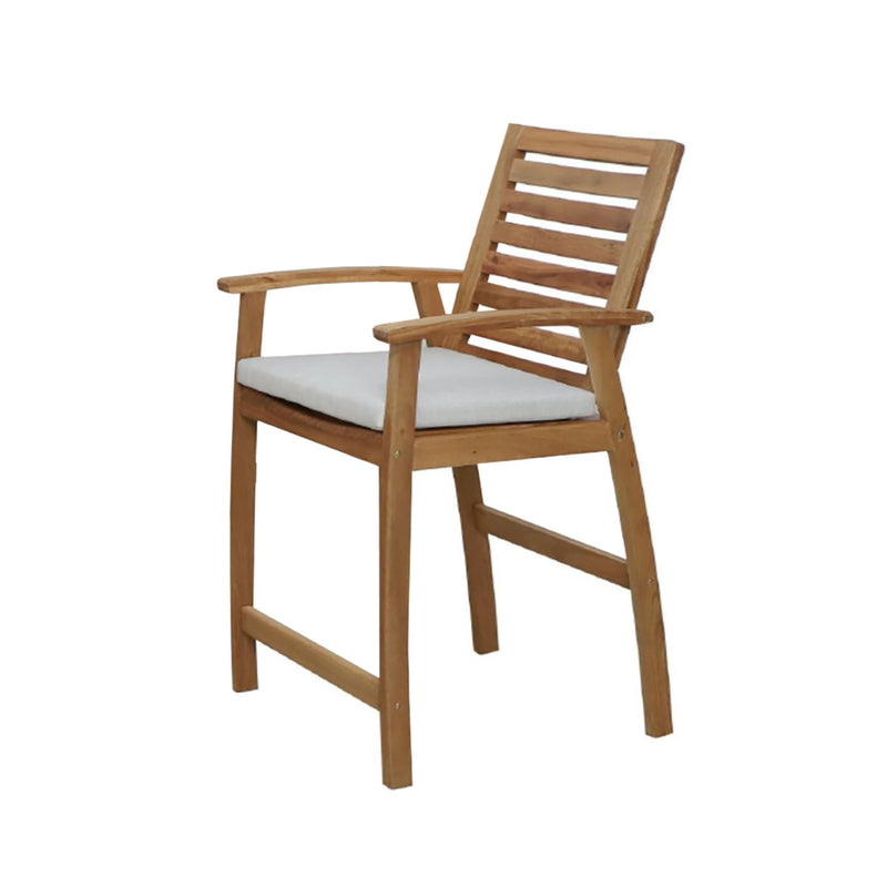Montville Timber Outdoor Bar Chair