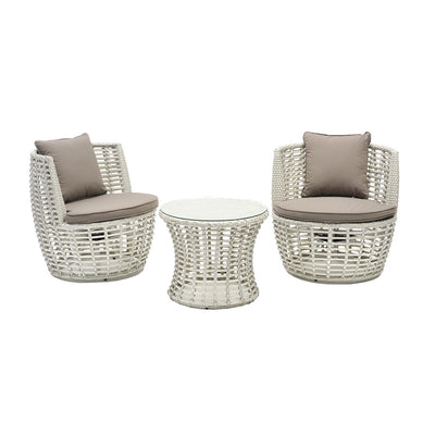 Marcoola Wicker Outdoor Balcony 2 PC Setting