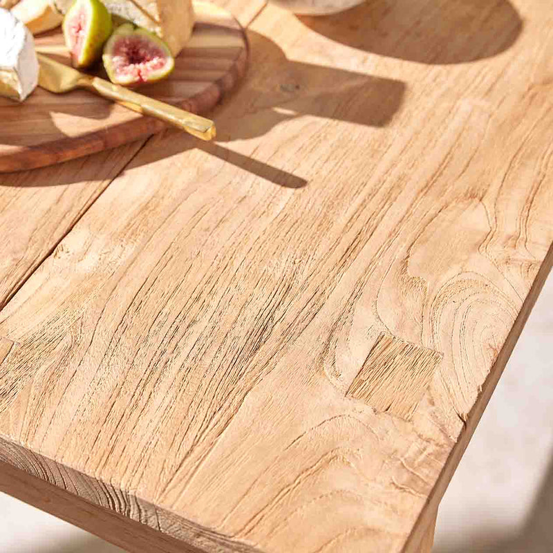 Bunbury Outdoor Recycled Teak Dining Table 200 cm