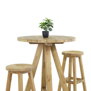 Milo Table Cara Stool Outdoor Bar Setting