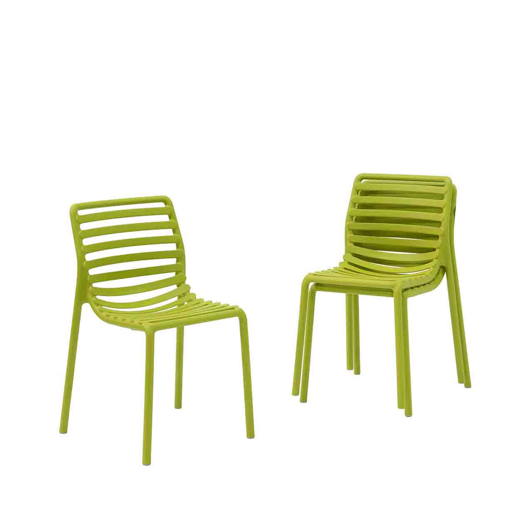 green resin outdoor chairs