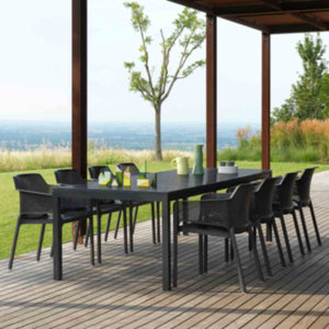 Nardi Rio Table Net Chair Outdoor Dining Setting
