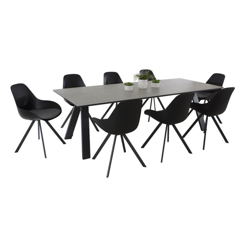 Neverland Table Neverland Chair Outdoor Dining Setting 9PC
