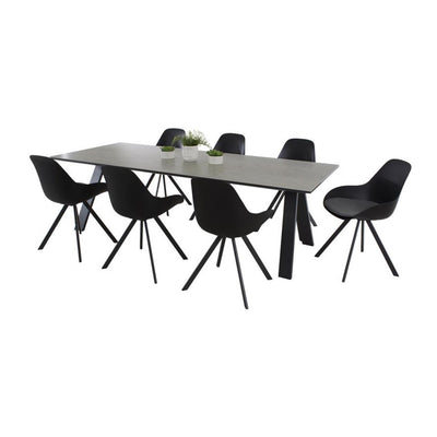 Neverland Table Neverland Chair Outdoor Dining Setting 9PC
