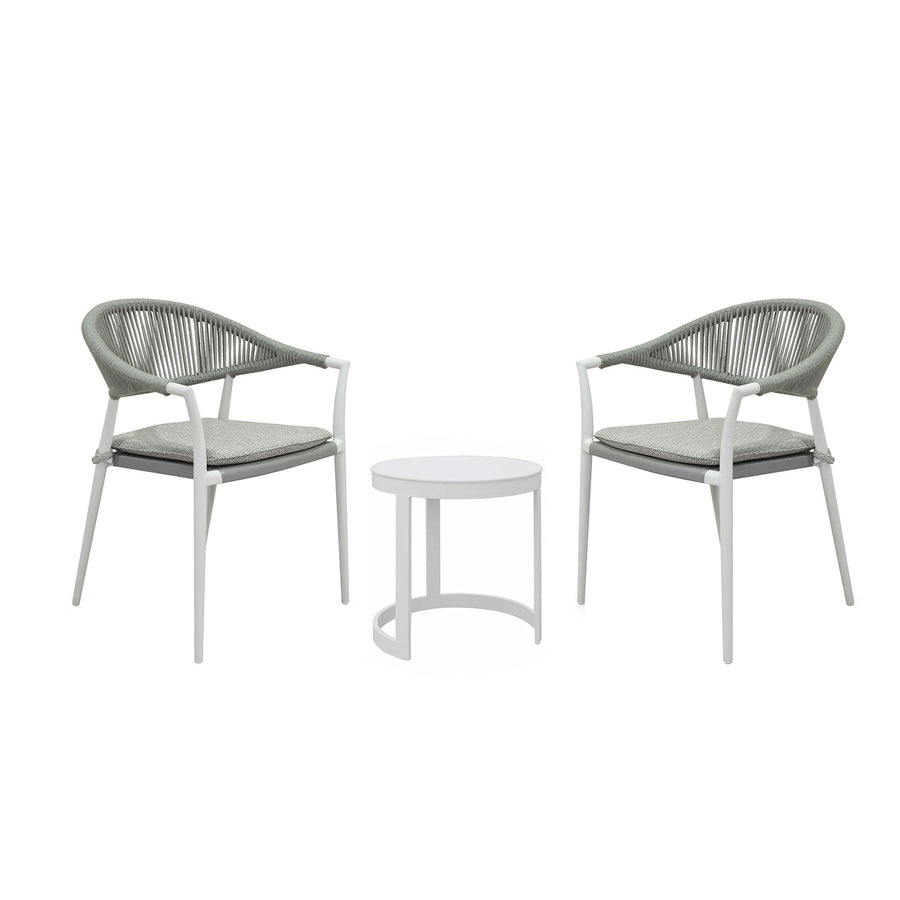 Neverland Side Table Windsor Chair Outdoor Balcony Setting