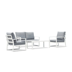 Nottingham 4 Seater Outdoor Aluminium Lounge
