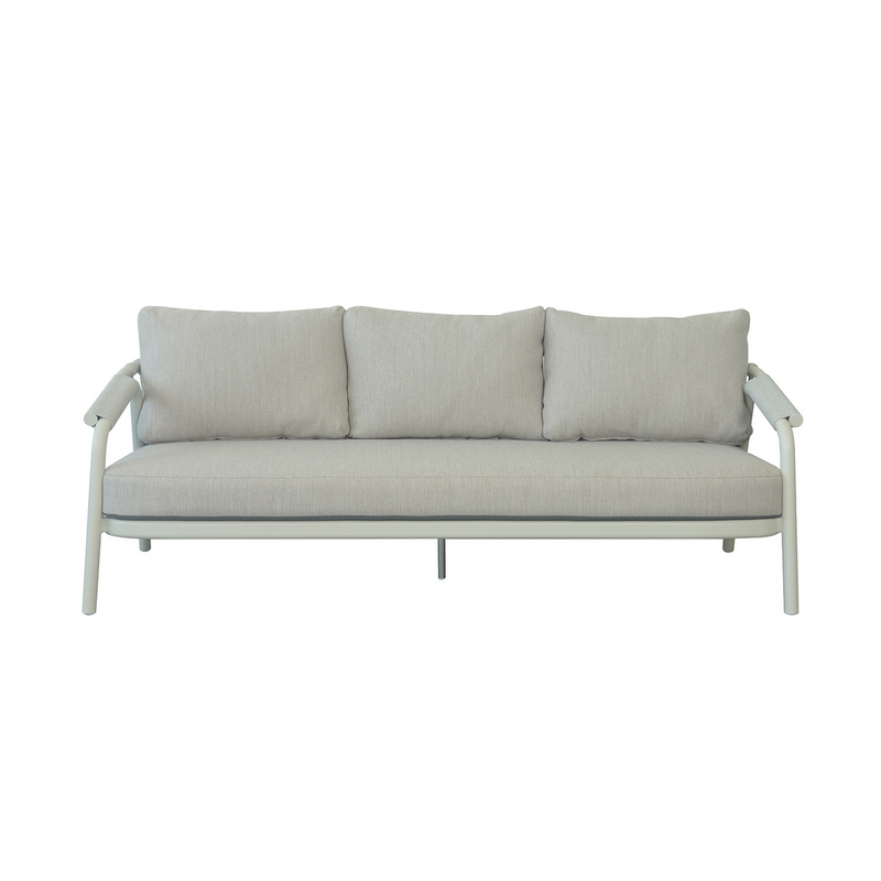 Oakland 5 Seater Rope Outdoor Lounge with Coffee Table 120 cm