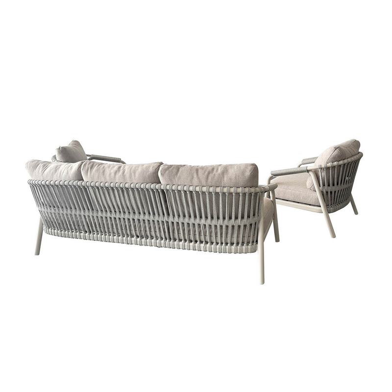 Oakland 5 Seater Rope Outdoor Lounge