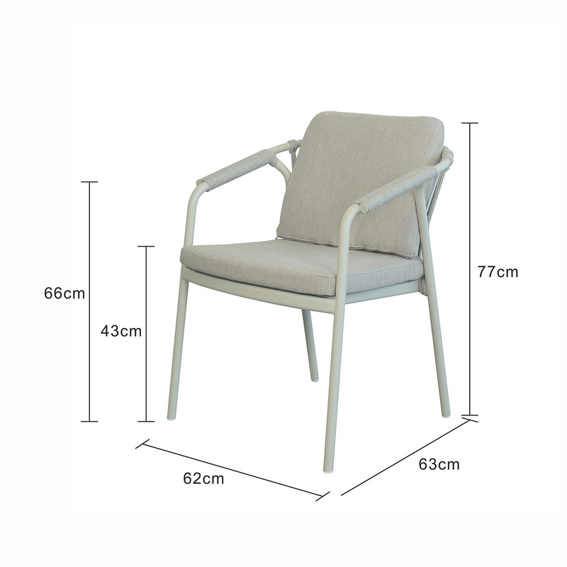 Oakland Rope Outdoor Dining Chair