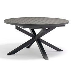 Odense Outdoor Aluminium Round Extension Dining Table 145/199 cm