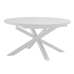 Odense Outdoor Aluminium Round Extension Dining Table 145/199 cm