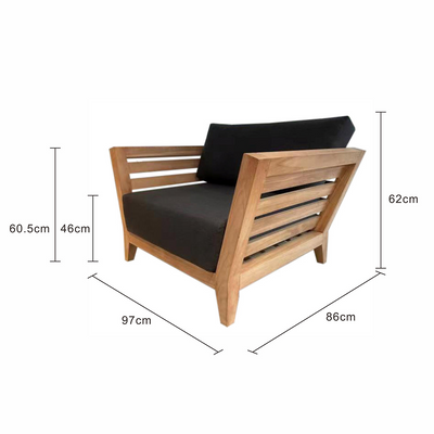 Ottawa II Outdoor Teak Armchair