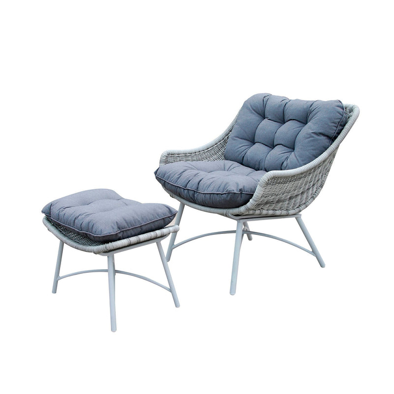 Perth Wicker Outdoor Balcony 2 PC Setting