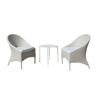 Pamona Wicker Outdoor Balcony 2 PC Setting