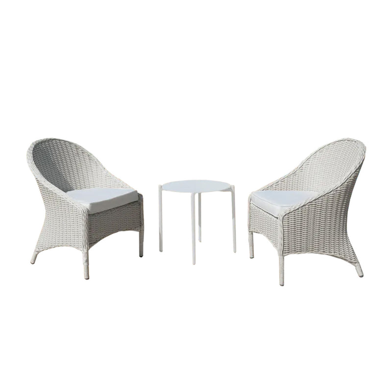Pamona Wicker Outdoor Balcony 2 PC Setting