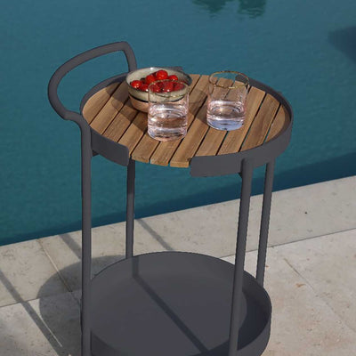 Petal Trolley Outdoor Aluminium