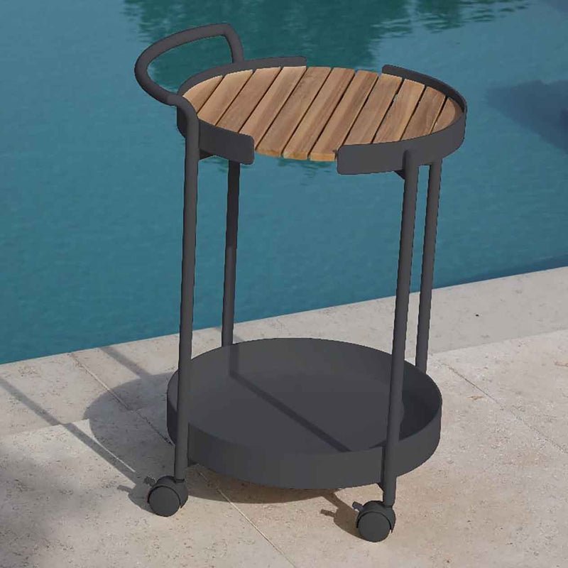 Petal Trolley Outdoor Aluminium