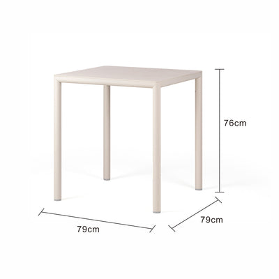 Nardi Piave Aluminium Outdoor Dining Table 79 cm