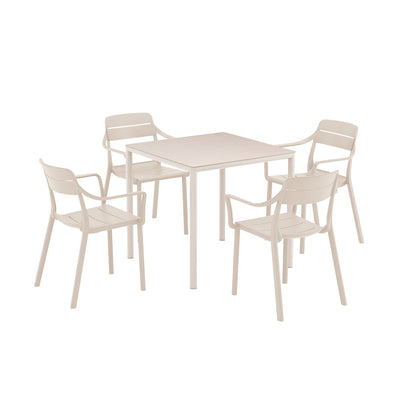 Nardi Piave 79 cm Table Cassia Armchair  Outdoor Dining Setting