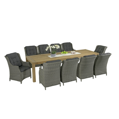 Polly 300 cm Table Darwin Chair Outdoor Dining Setting