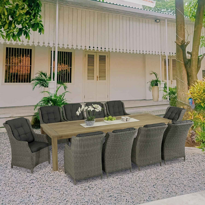 Polly 300 cm Table Darwin Chair Outdoor Dining Setting