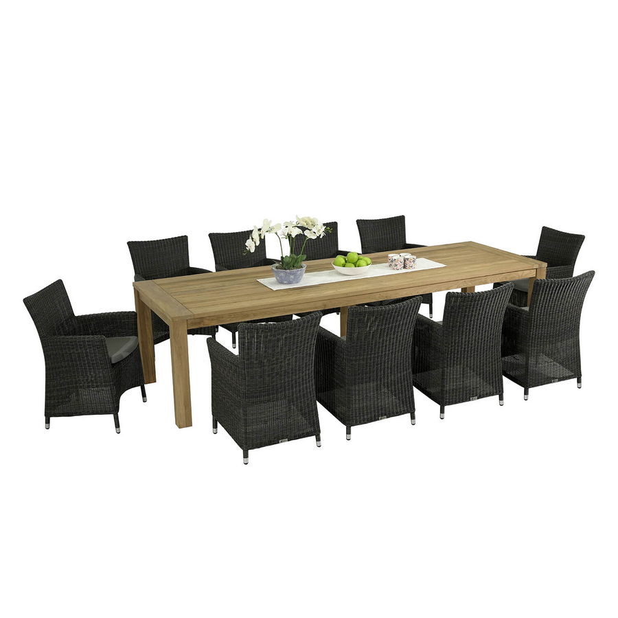 Polly 300 cm Table Liberty Chair Outdoor Dining Setting