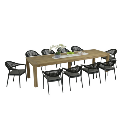 Polly 300 cm Table Windsor Chair Outdoor Dining Setting