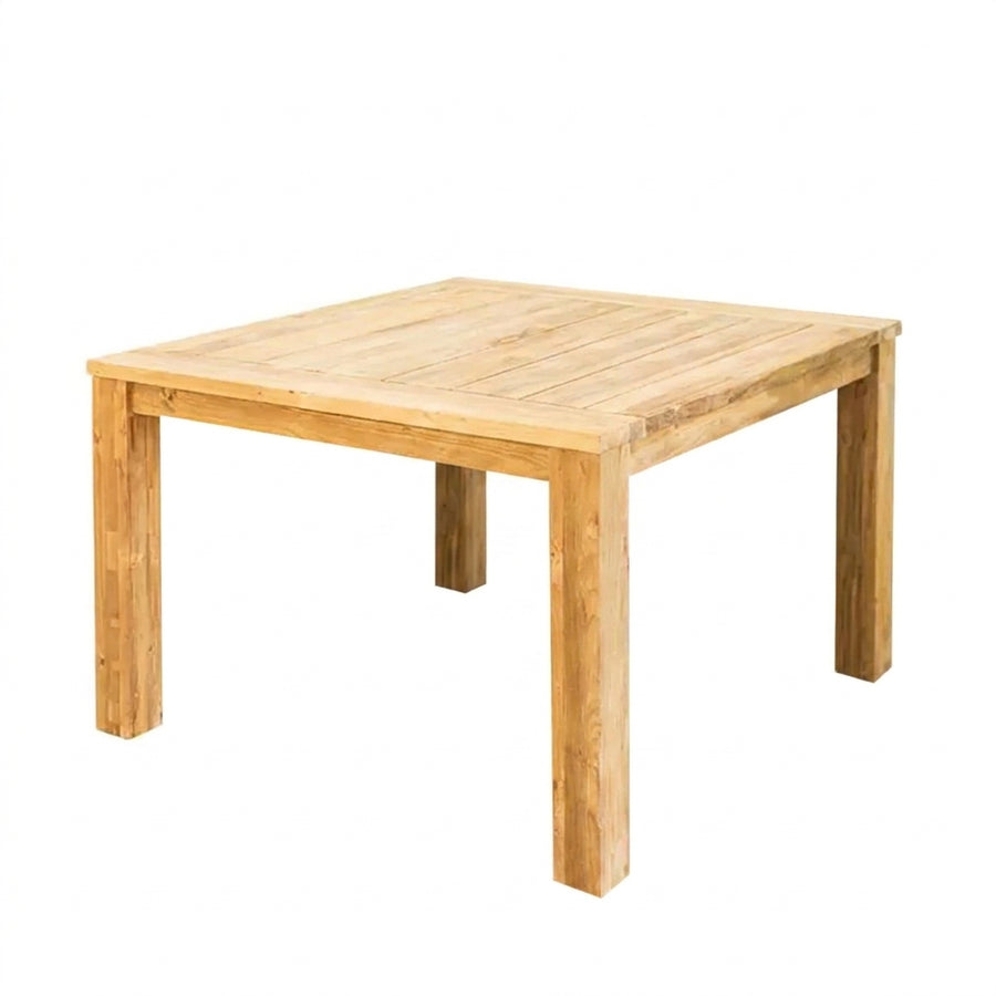 Polly Recycled Teak Outdoor Dining Table 100 cm