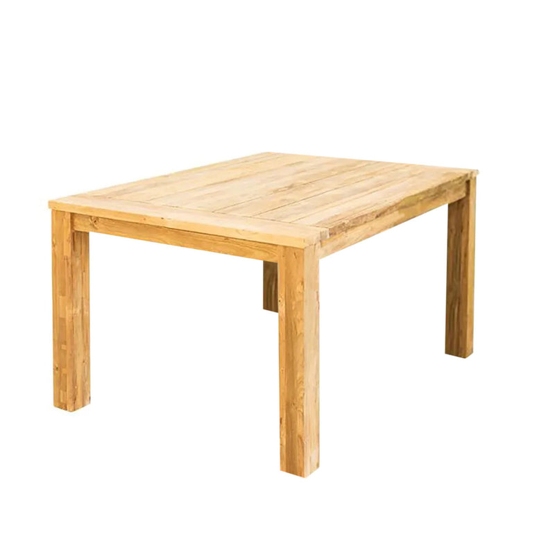 Polly Recycled Teak Outdoor  Dining Table 100 cm