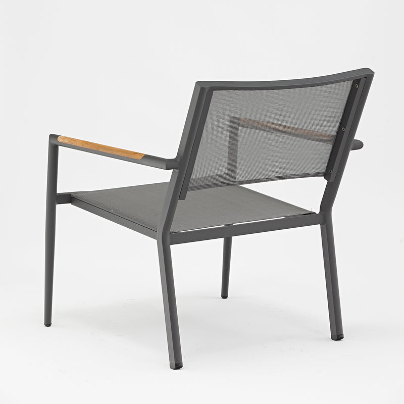Dark grey aluminium &