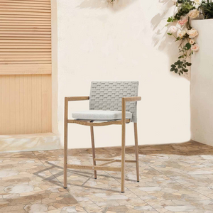 Regina Rope Outdoor Bar Stool