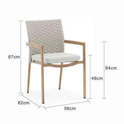 Regina Outdoor Rope Dining Chair