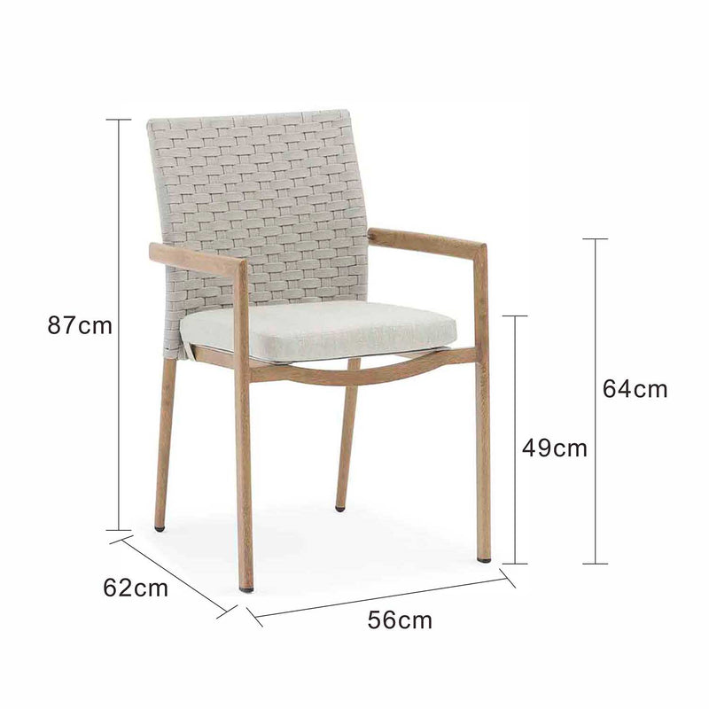 Regina Outdoor Rope Dining Chair