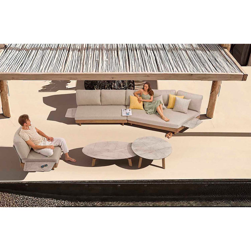 Regina 2 Seater Outdoor Aluminium Lounge
