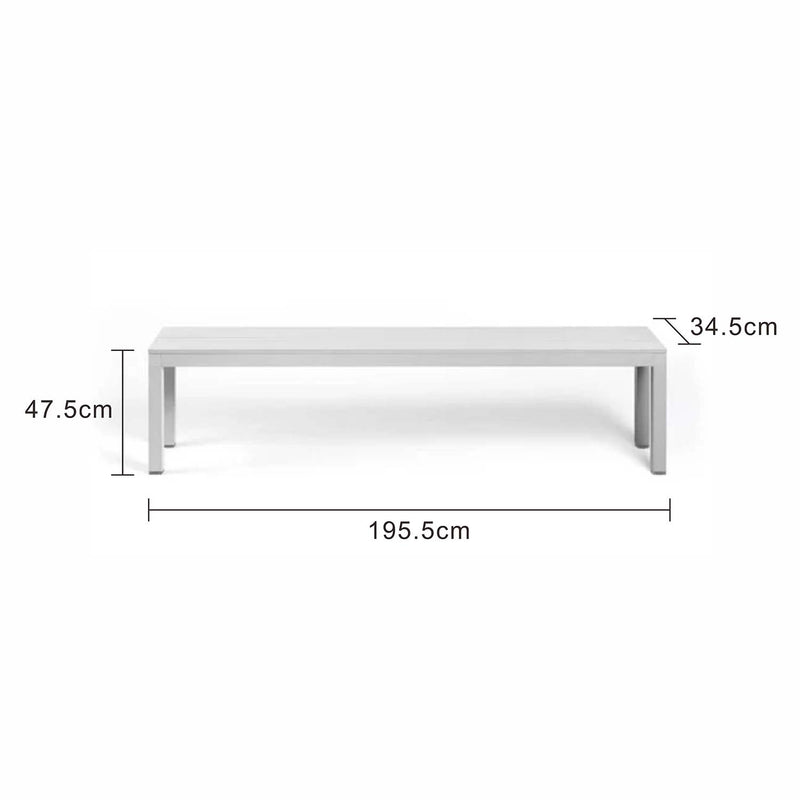 Nardi Rio Outdoor Aliminium Bench 195.5 cm