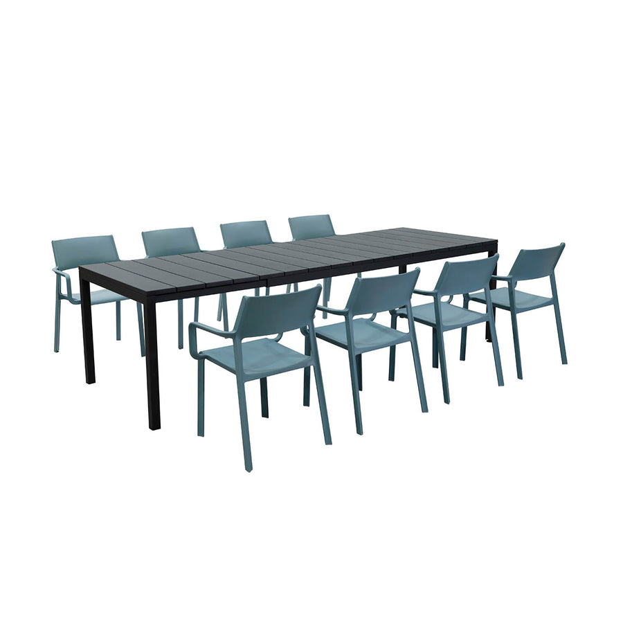 Nardi Rio Resin Table Trill Chair Outdoor Dining Setting