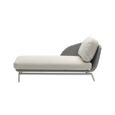 Sorrento Outdoor Rope Chaise Lounge with Right Arm