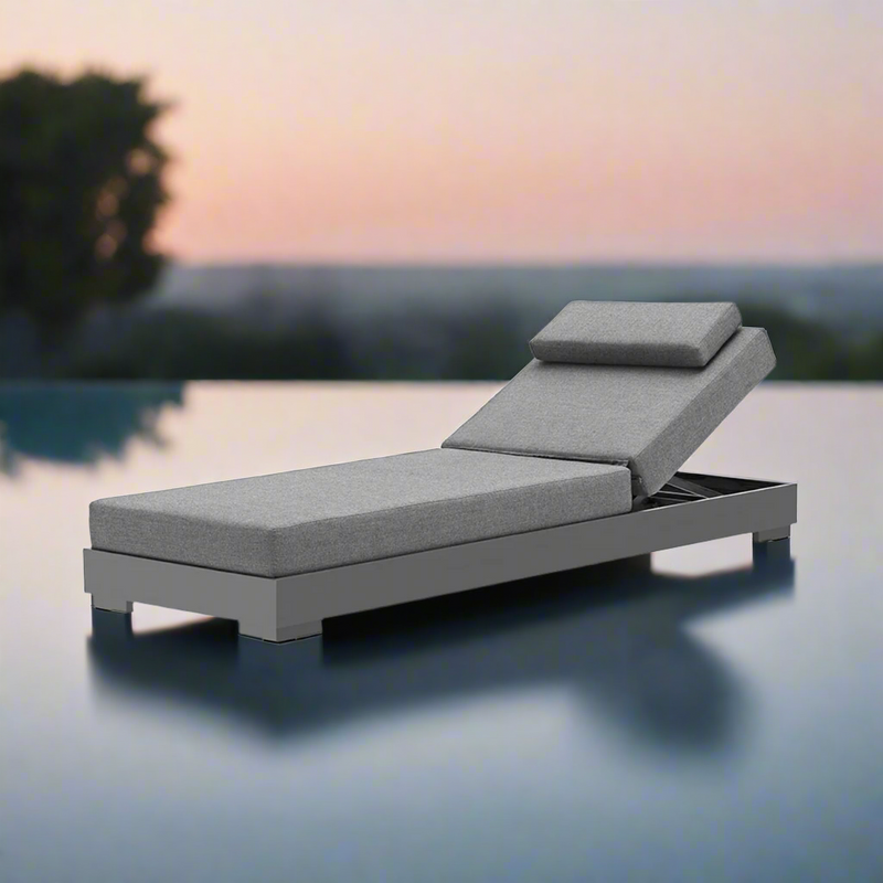 Skyline Outdoor Aluminium Sun Lounger