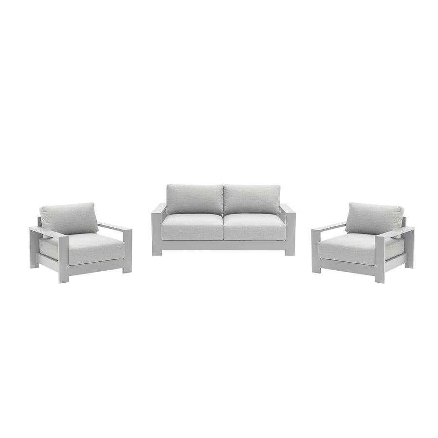Skyline 4 Seater Outdoor Aluminium Lounge Setting