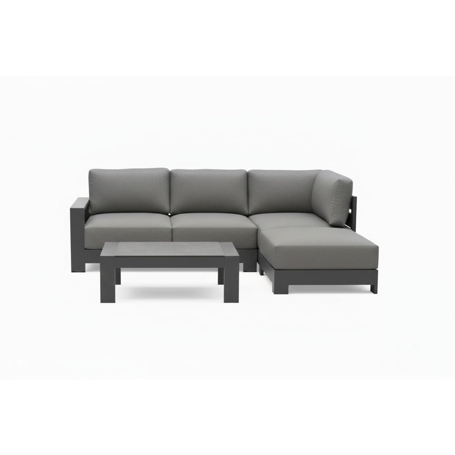 Skyline 4 Seater Aluminium Outdoor Modular Lounge Setting with Coffee Table