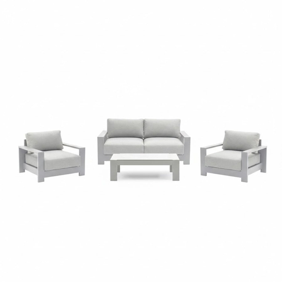 Skyline 4 Seater Outdoor Aluminium Lounge Setting With Coffee Table