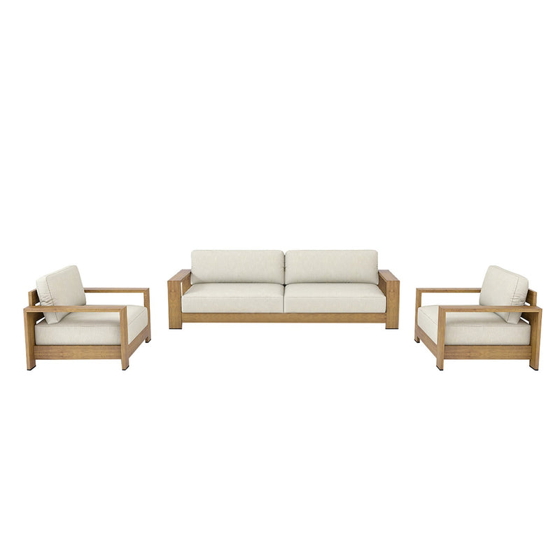 Skyline 5 Seater Outdoor Aluminium Lounge Setting