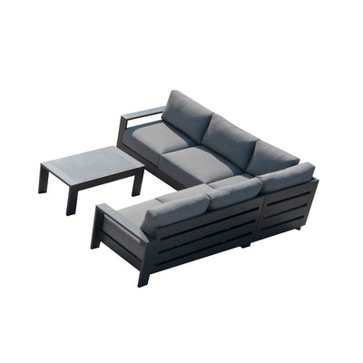 Skyline 5 Seater Outdoor Aluminium Modular Lounge with Coffee Table