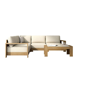 Skyline 5 Seater Outdoor Aluminium Modular Lounge with Coffee Table Setting