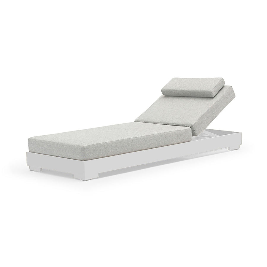 White & light-grey aluminium &